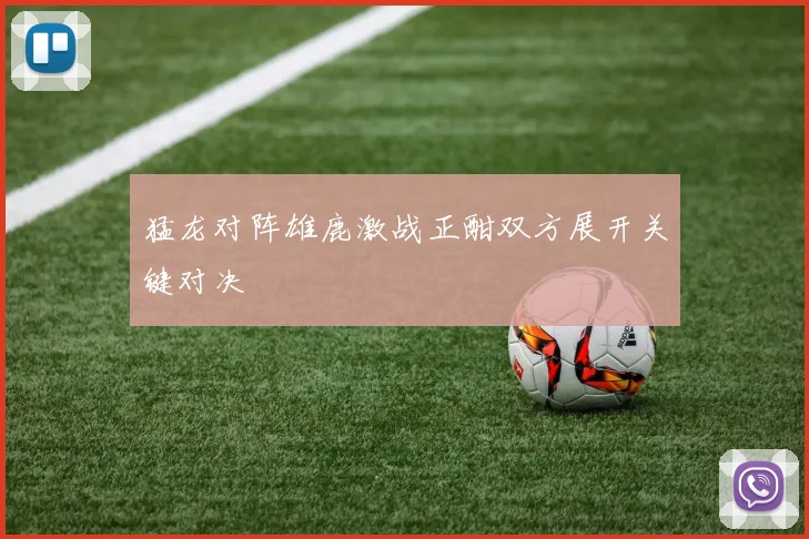 猛龙对阵雄鹿激战正酣双方展开关键对决