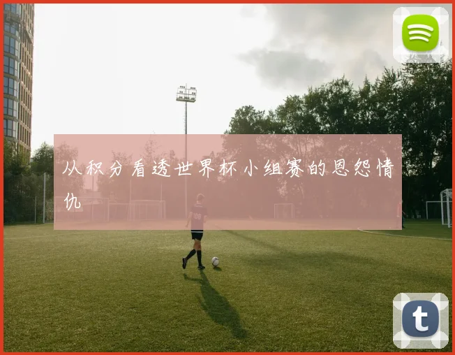 从积分看透世界杯小组赛的恩怨情仇